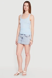 Rib Knit Racerback Tank Top