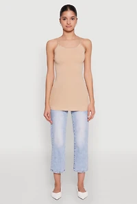 Womens Scoop Neck Basic Cami,