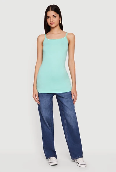 Womens Scoop Neck Basic Cami,