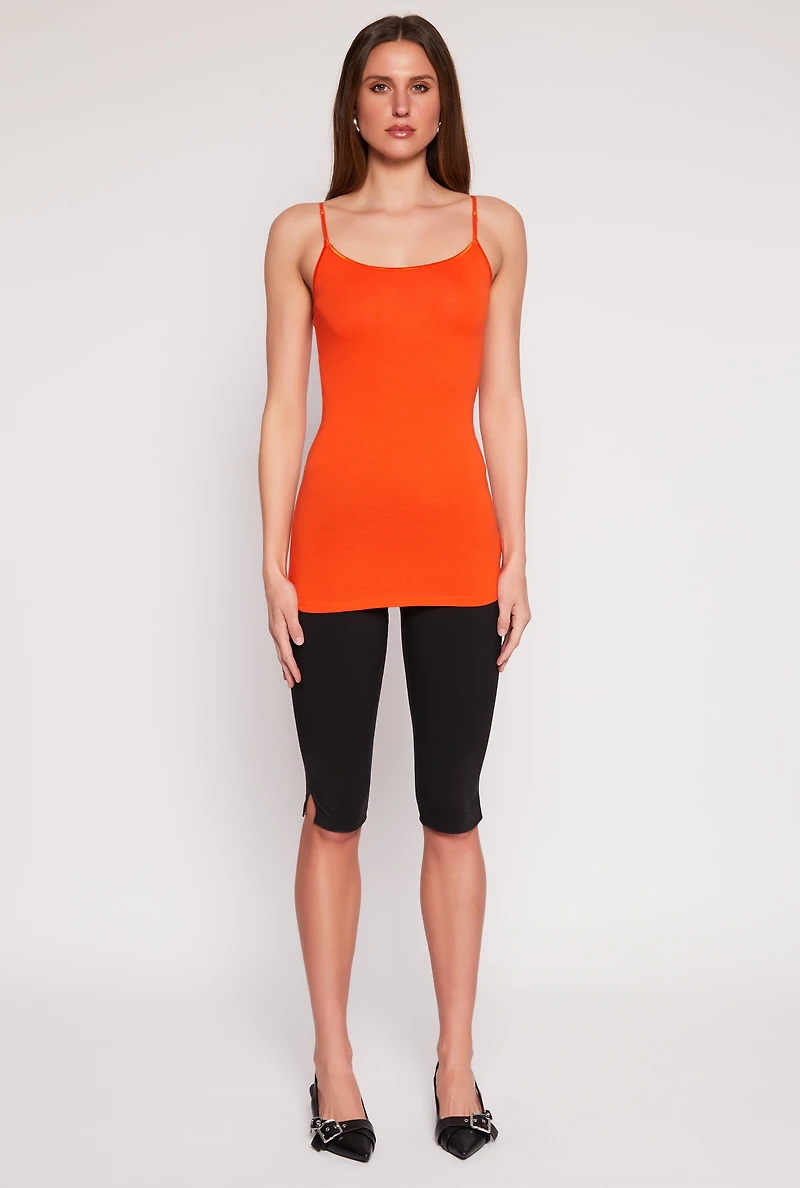 Womens Scoop Neck Basic Cami, S