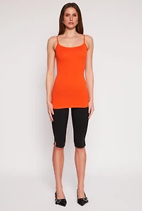 Womens Scoop Neck Basic Cami, S