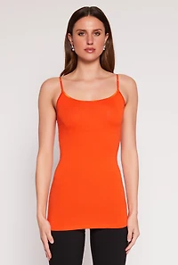 Womens Scoop Neck Basic Cami, S