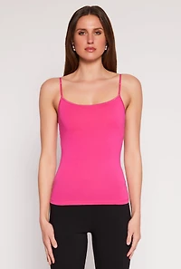 Scoop Neck Shelf Bra Cami