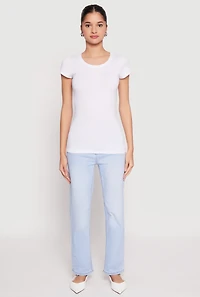 Short Sleeve Scoop Neck Tee