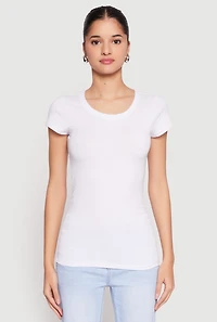 Short Sleeve Scoop Neck Tee