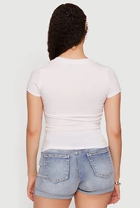 Basic Crew Neck Short Sleeve Tee