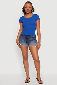 Basic Crew Neck Short Sleeve Tee