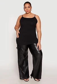 Womens Plus Scoop Neck Cami,