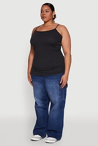 Womens Plus Scoop Neck Cami,