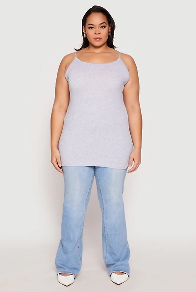 Womens Plus Scoop Neck Cami,