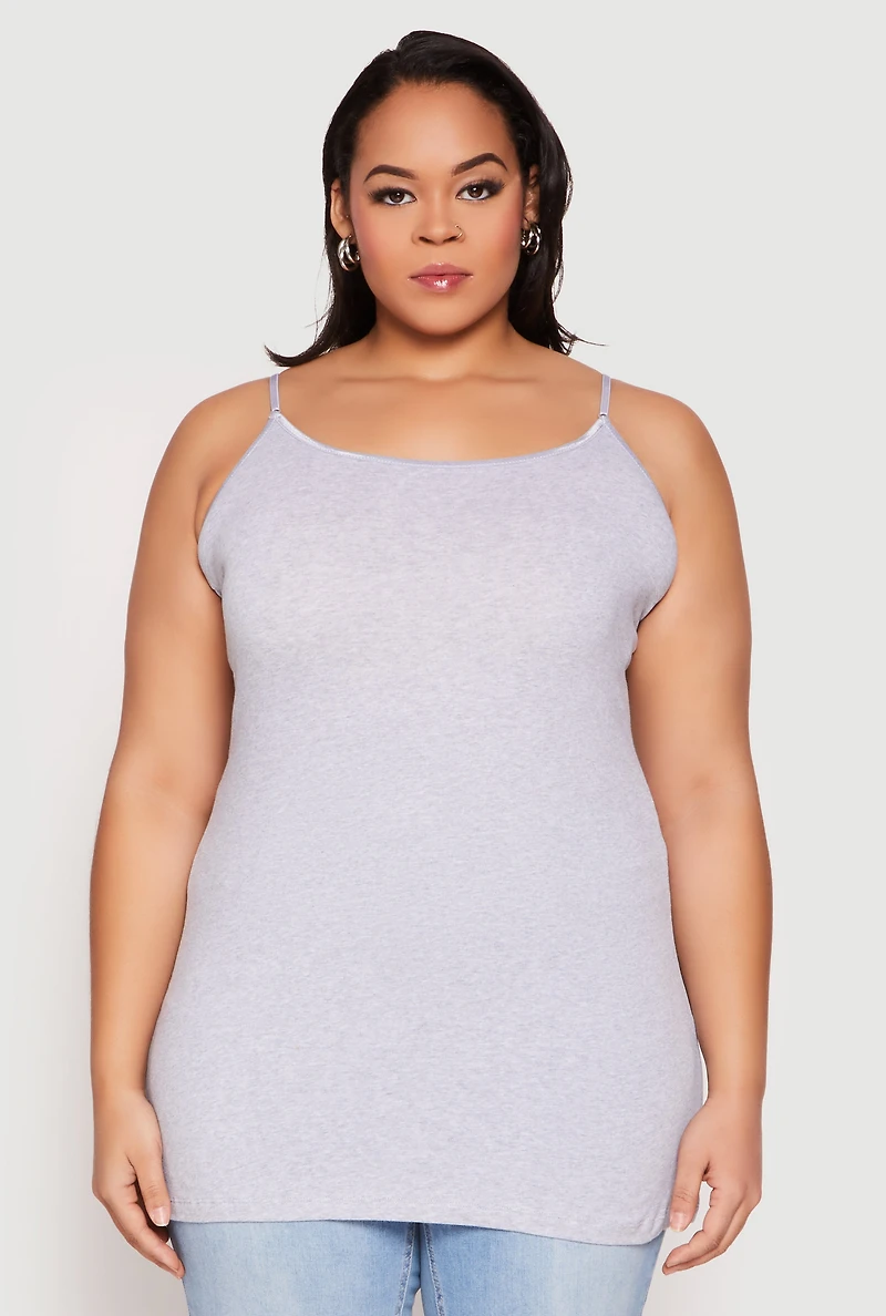 Womens Plus Scoop Neck Cami, 2X