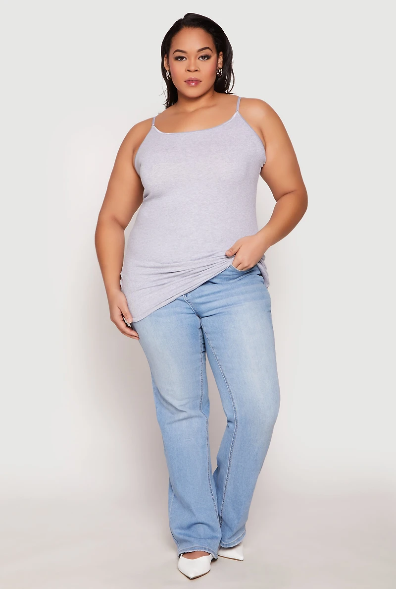 Womens Plus Scoop Neck Cami, 2X