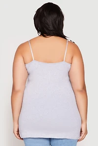 Womens Plus Scoop Neck Cami, 2X