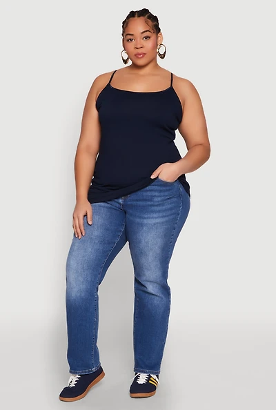 Womens Plus Scoop Neck Cami,