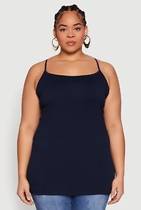 Womens Plus Scoop Neck Cami,
