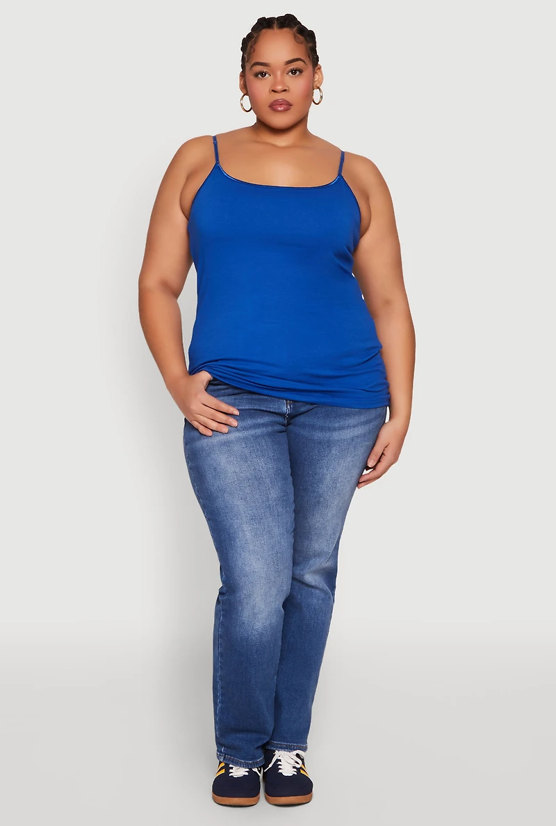 Plus Basic Shelf Bra Cami