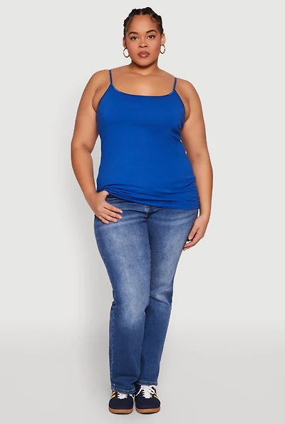 Plus Basic Shelf Bra Cami