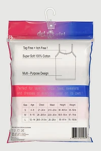 Girls Bow Detail Assorted Camis 5 Pack