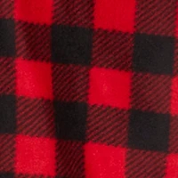 Mens Matching Reindeer Hooded Plaid Onesie Family Pajamas