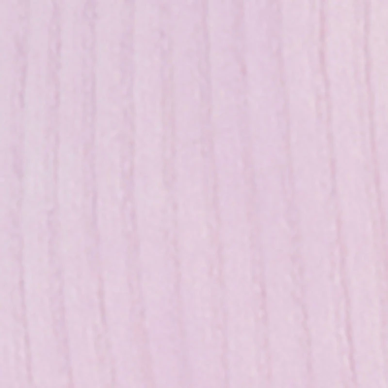 Baby Girls 0-9M Rib Knit Graphic Footed Jumpsuit with Beanie