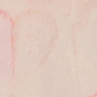 Baby Girls 0-9M Plush Heart Print Footed Jumpsuit