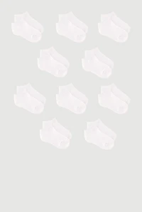 Baby Boys No Show Socks 10 Pack