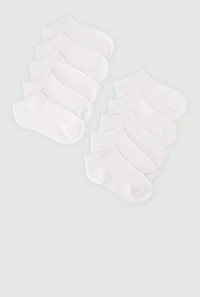 Baby Boys No Show Socks 10 Pack