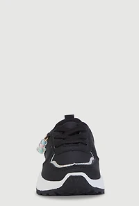 Toddler Girls Beaded Chain Detail Sneakers