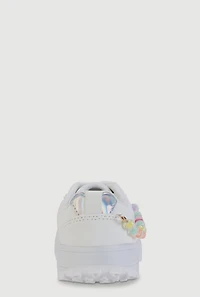 Toddler Girls Beaded Chain Detail Sneakers