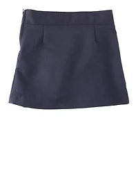 French Toast Girls 4-6x Front Pleated Zip Side Skirt, Blue, Size 6
