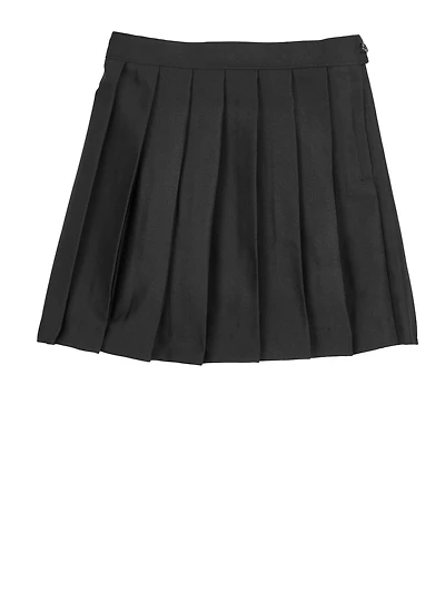 French Toast Girls 4-6x Pleated Skirt, Black,