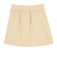 French Toast Girls 4-6x Pleated Scooter Skirt, Khaki, Size 6X