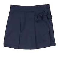 French Toast Girls 4-6x Knot Detail Pleated Skort
