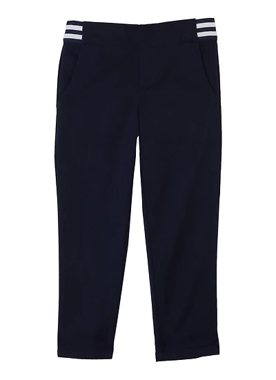 French Toast Girls 4-6x Striped Waistband Pants, Blue, Size 6