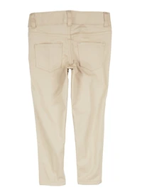 French Toast Girls 4-6x 5 Pocket Skinny Pants, Khaki, Size 6