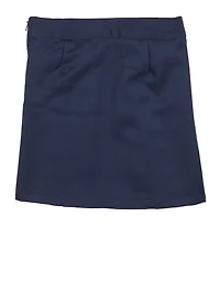 French Toast Girls 7-14 Front Pleated Tab Skirt, Blue, Size 12