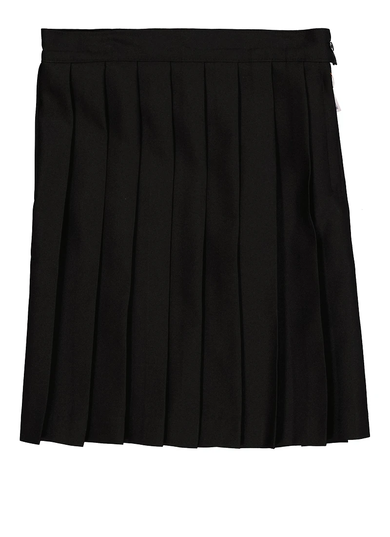 French Toast Girls 7-16 Pleated Skirt, Black, Size 7