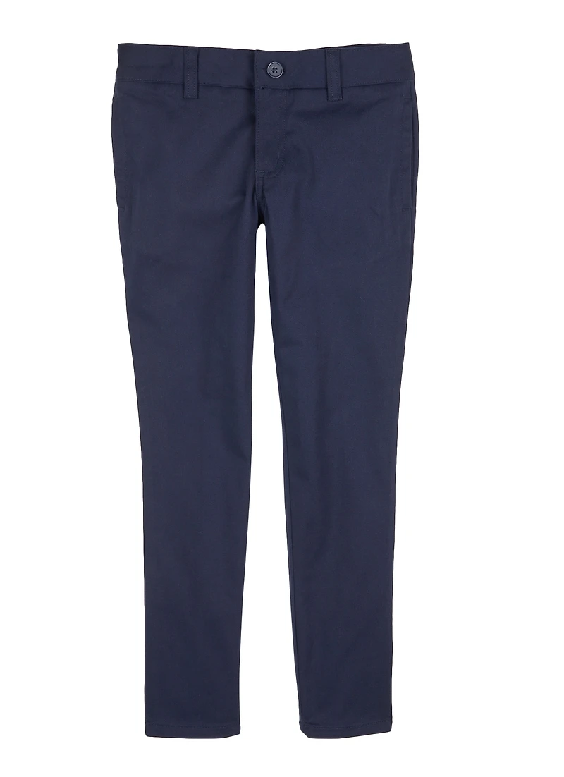 French Toast Girls 7-14 Skinny Pants, Blue, Size 10
