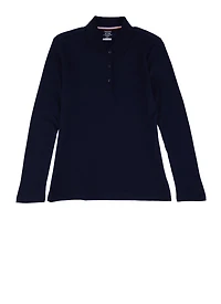 French Toast Girls 16-20 Long Sleeve Polo Shirt