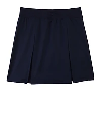 French Toast Girls 16-20 Pleated Scooter Skirt, Blue,
