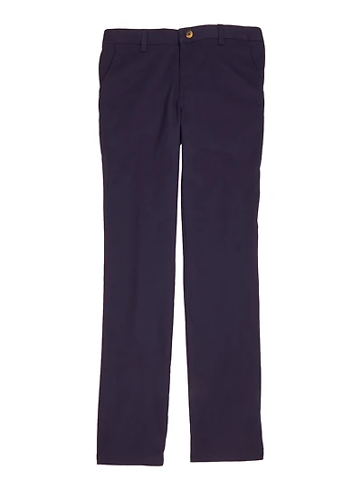 French Toast Girls 16-20 Adjustable Waist Straight Leg Pants, Blue, Size 20