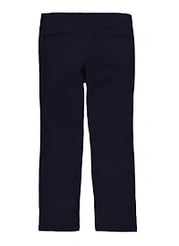French Toast Girls Plus Size 10.5-20.5 Straight Leg Pants, Blue, Size 14.5