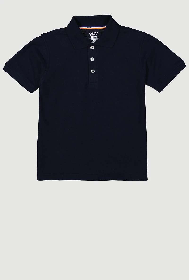 French Toast Boys 4-7 Pique Polo