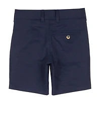 French Toast Boys 4-7 Button Front Shorts, Blue, Size 4