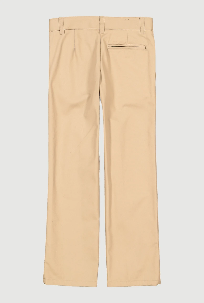 French Toast Boys 4-7 Relaxed Fit Chinos, Khaki,