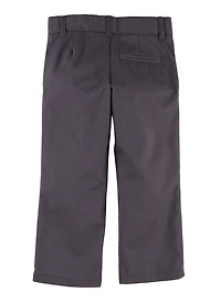 French Toast Boys 4-7 Hook and Eye Relaxed Fit Chinos, Grey,