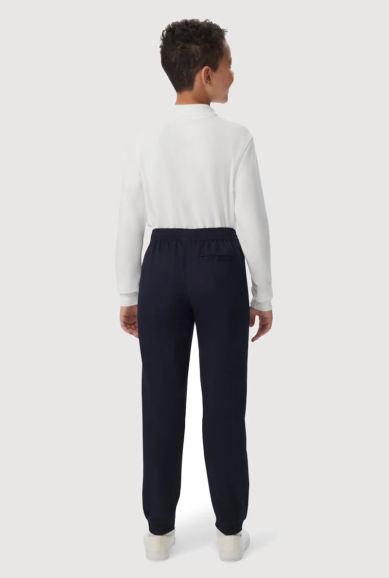 French Toast Boys 4-7 Solid Joggers, Blue, Size 4