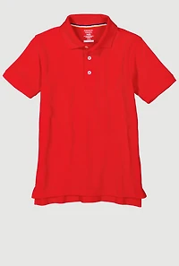 French Toast Boys 8-16 Pique Polo, Red, Size 10-12