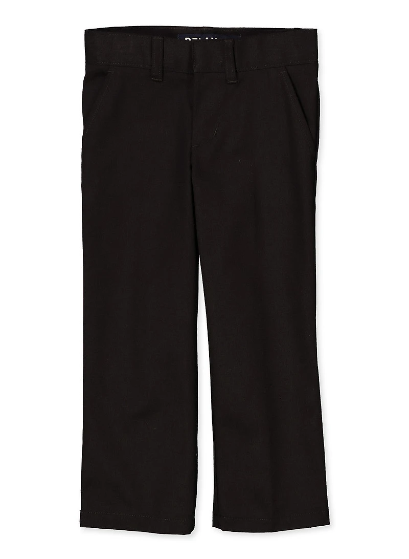 French Toast Boys 8-14 Relaxed Fit Chinos, Black, Size 10