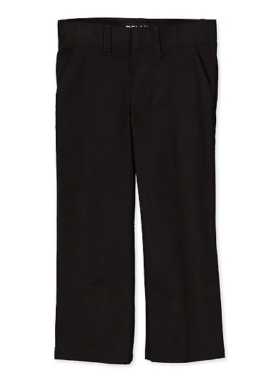 French Toast Boys 8-14 Relaxed Fit Chinos, Black, Size 12